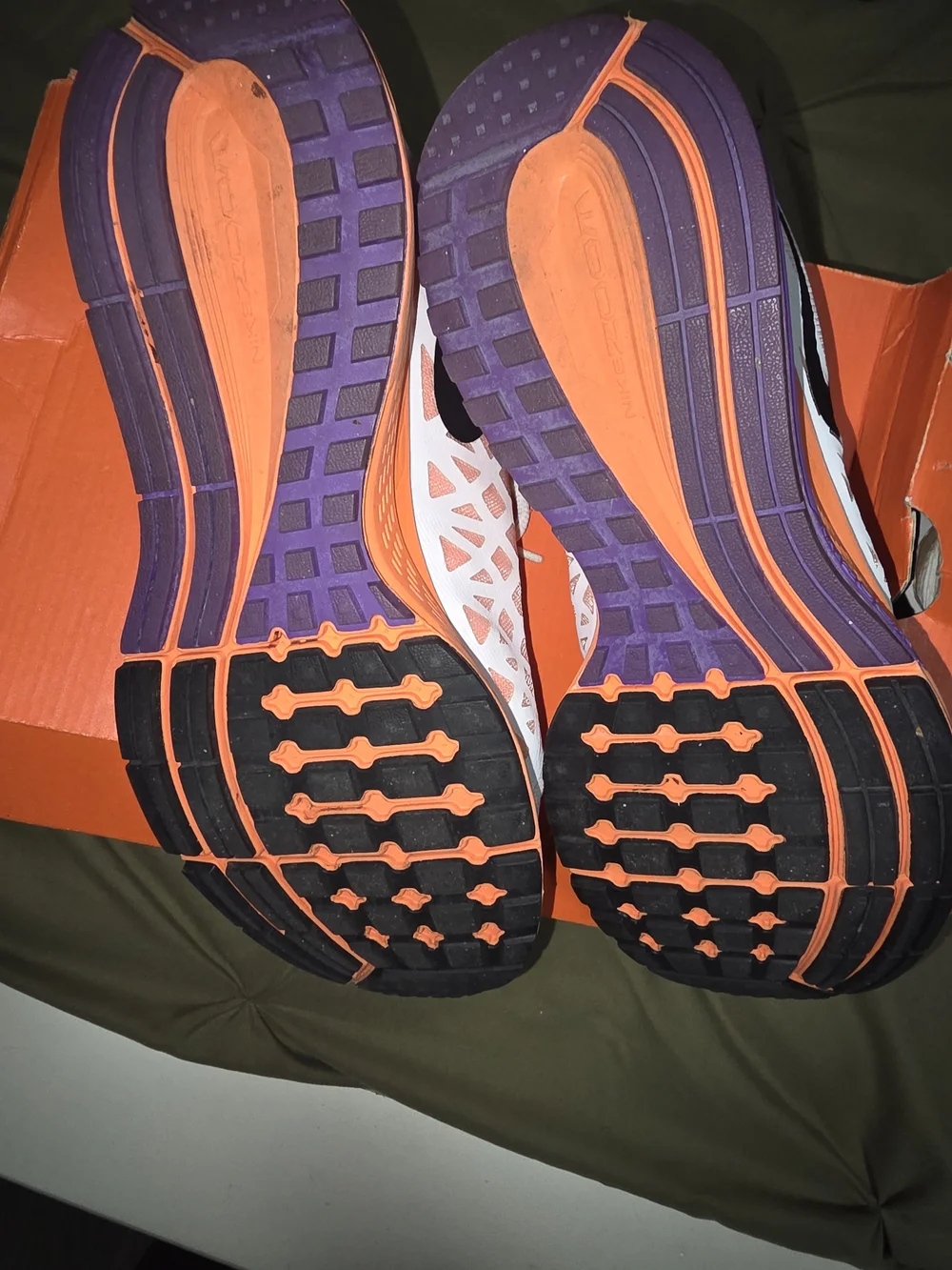 Nike Women’s Purple And Orange Running Shoes